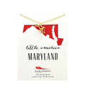 State Necklace - Gold - MARYLAND