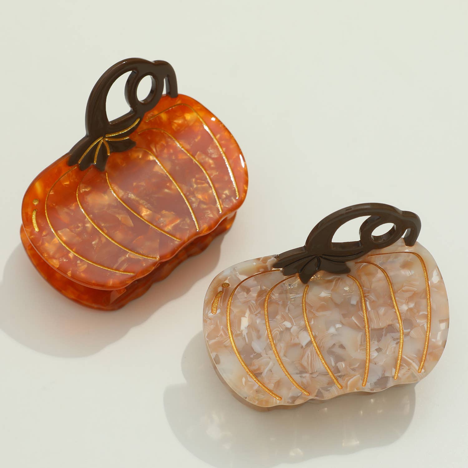 Harvest Pumpkin Claw Clip