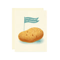Potato Hanukkah Card