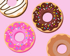Delicious Doughnuts Paint by Numbers