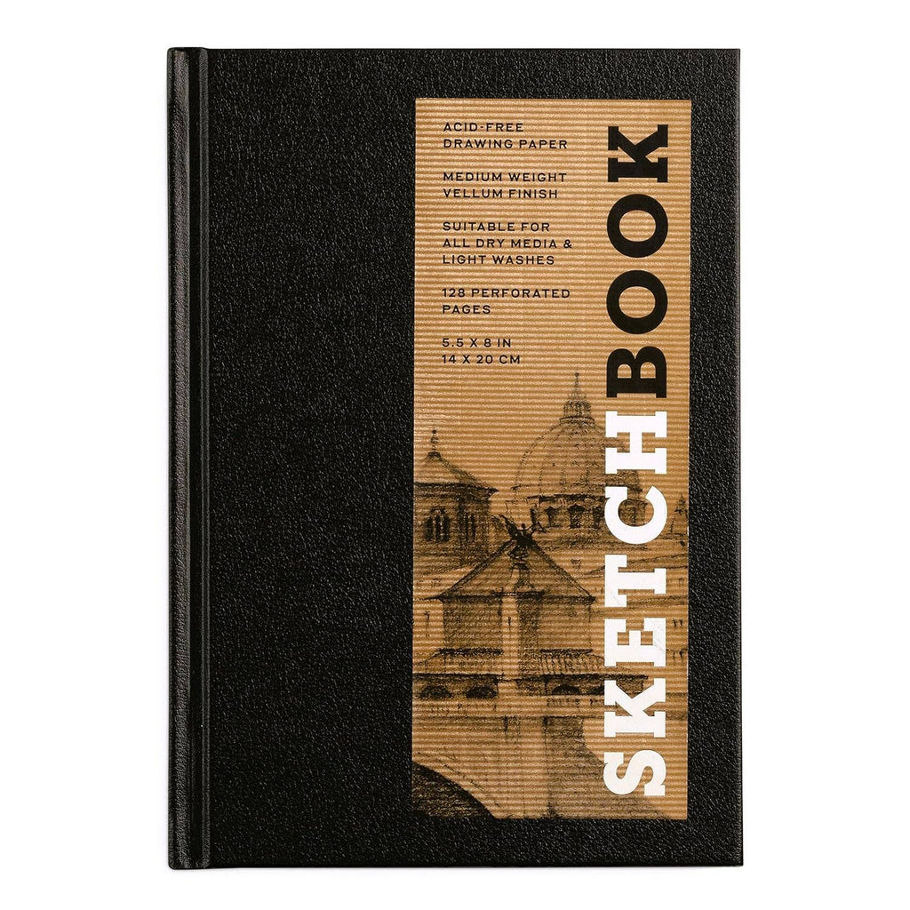 Small Sketchbook Bound Hardcover - Black