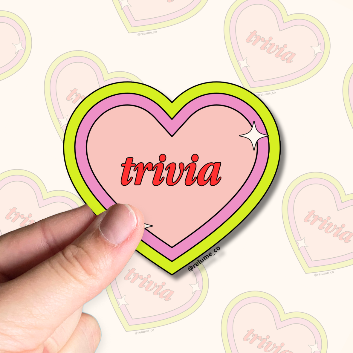 Relume Heart Stickers