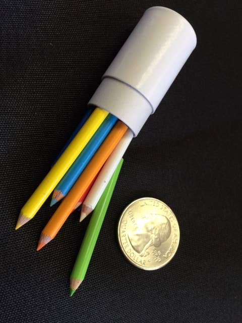 Mini Pencils in Mini Paper Tube