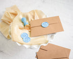 Wax seal stamp and wax stick set