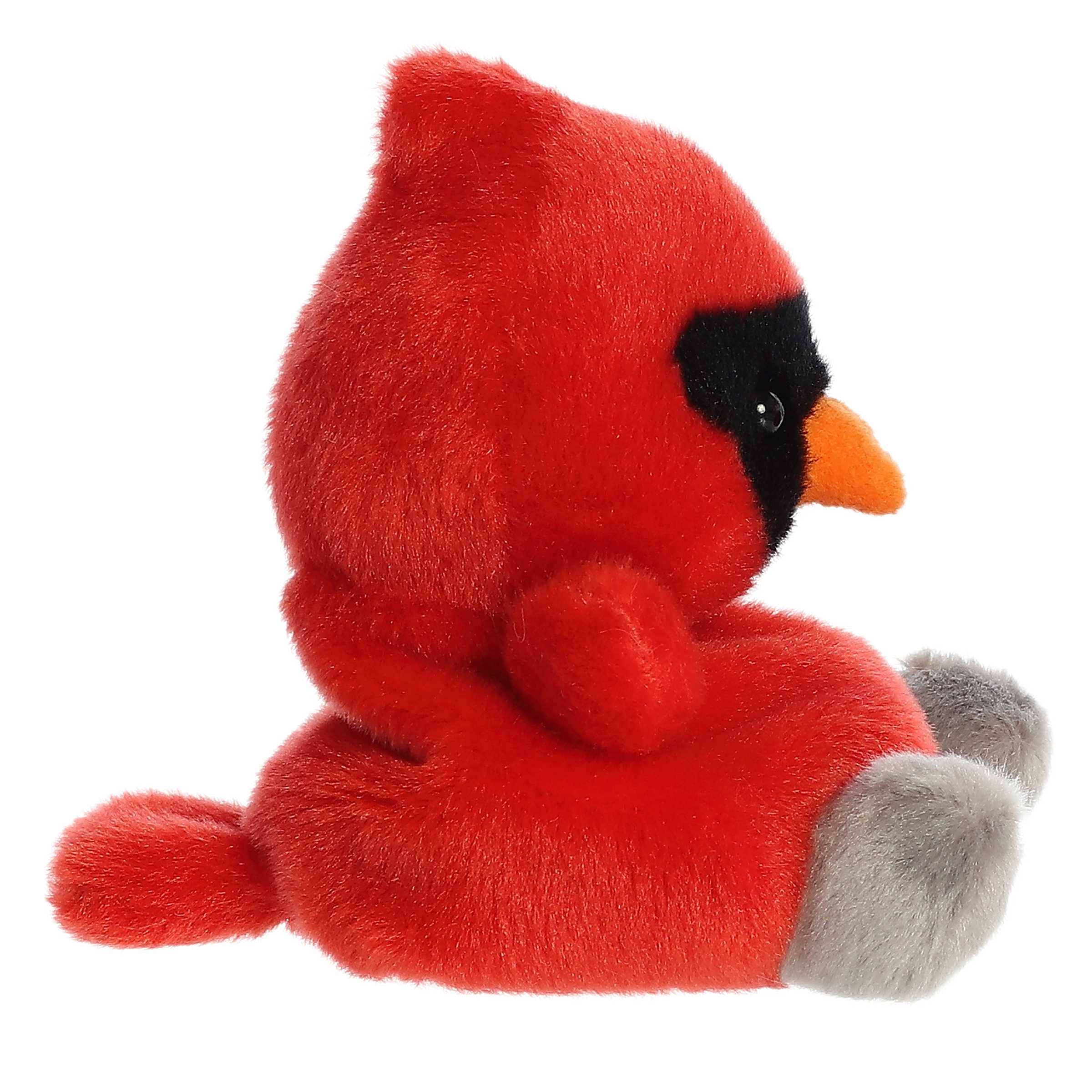 5" Plush Louis Cardinal Bird Palm Pals