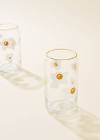 Fried Egg 16 Oz Soda Can Glass