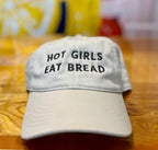 Hot Girls Eat Bread Baseball Hat - body positivity
