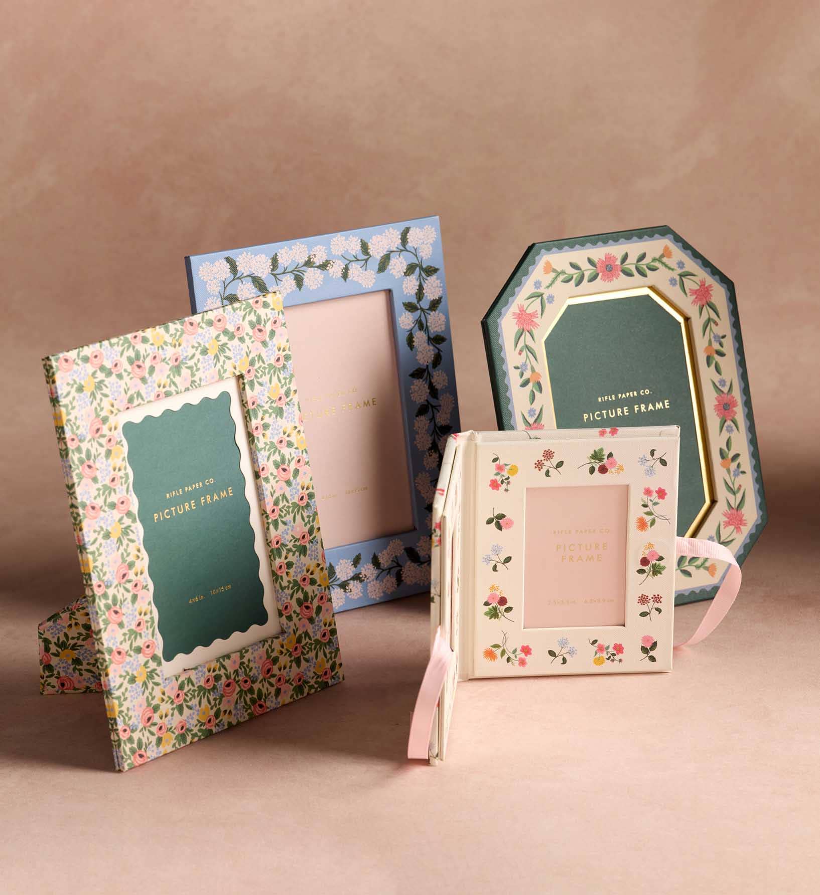 Ditsy Dahlia Folio Paper Wrapped Picture Frame