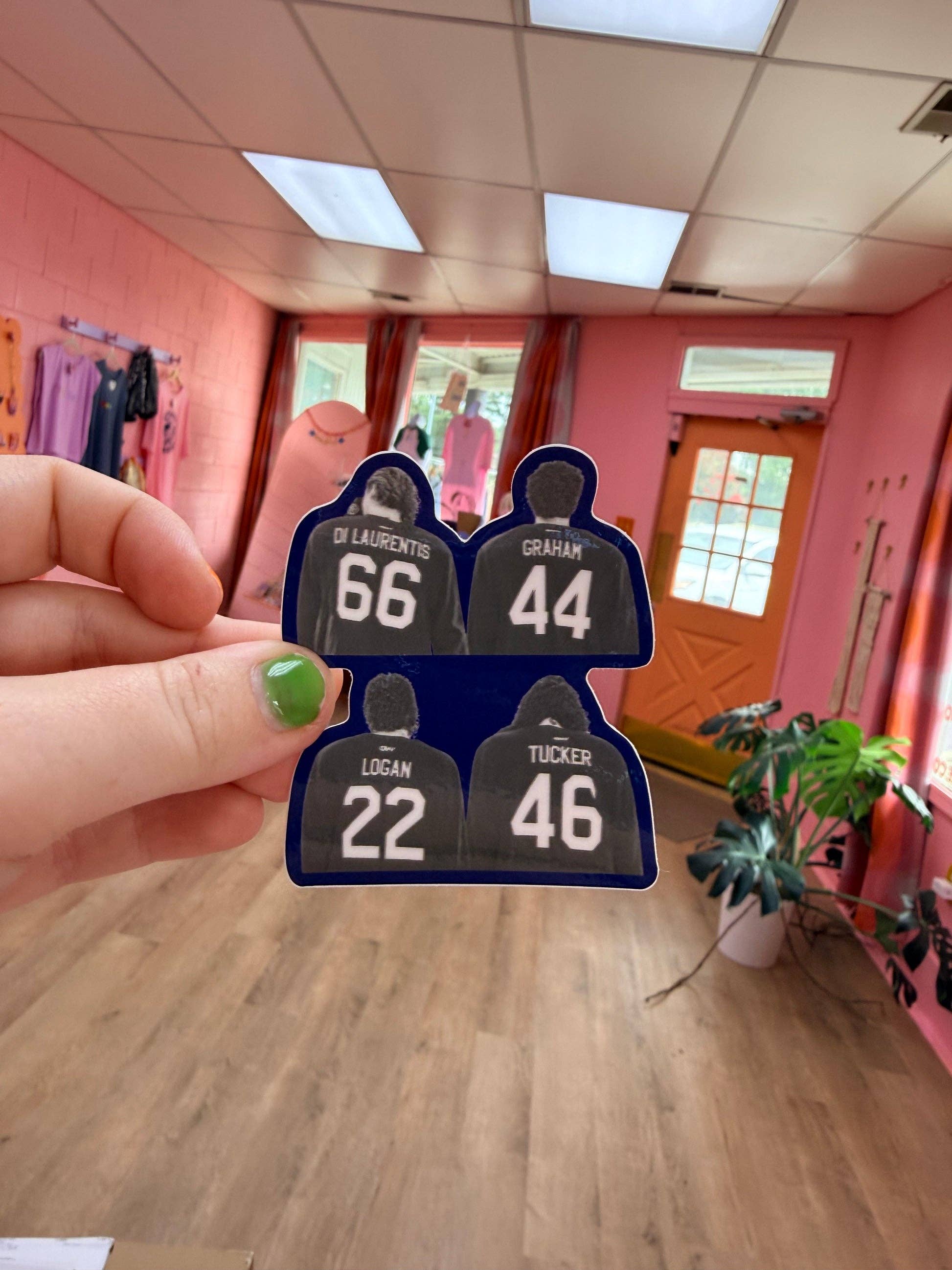 Off Campus Four Jersey Sticker