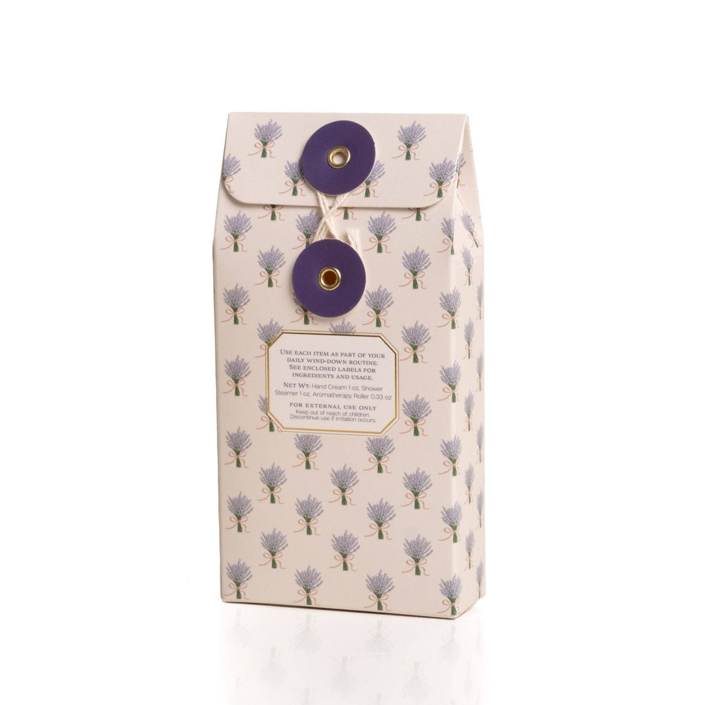 Lavender Spa Gift Set – Hand Cream, Shower Steamer & Roller