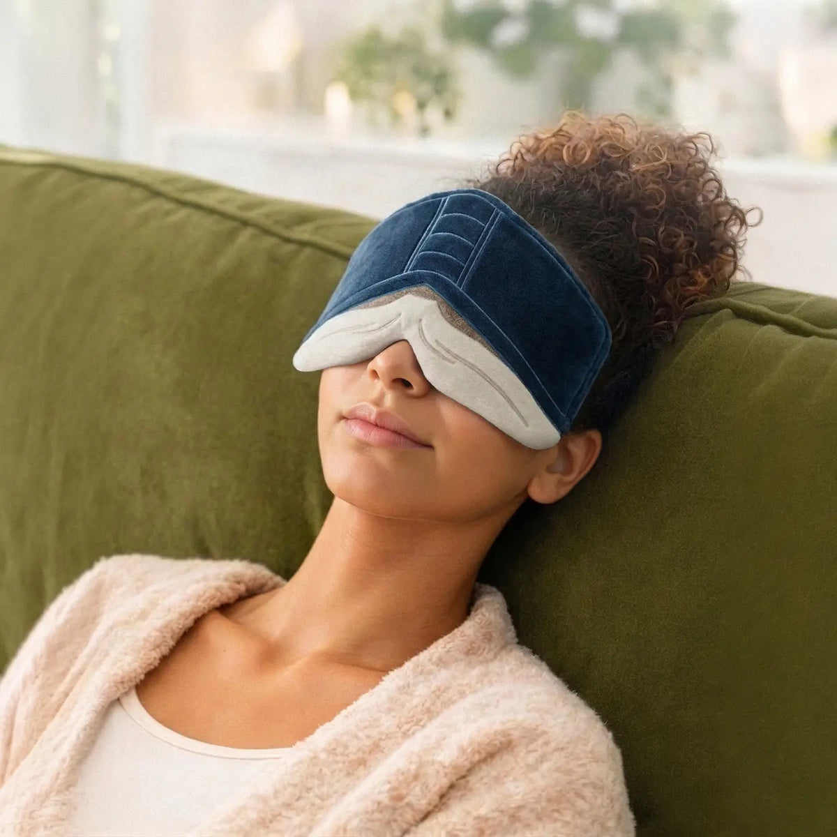 SHELF CARE plush book eye mask