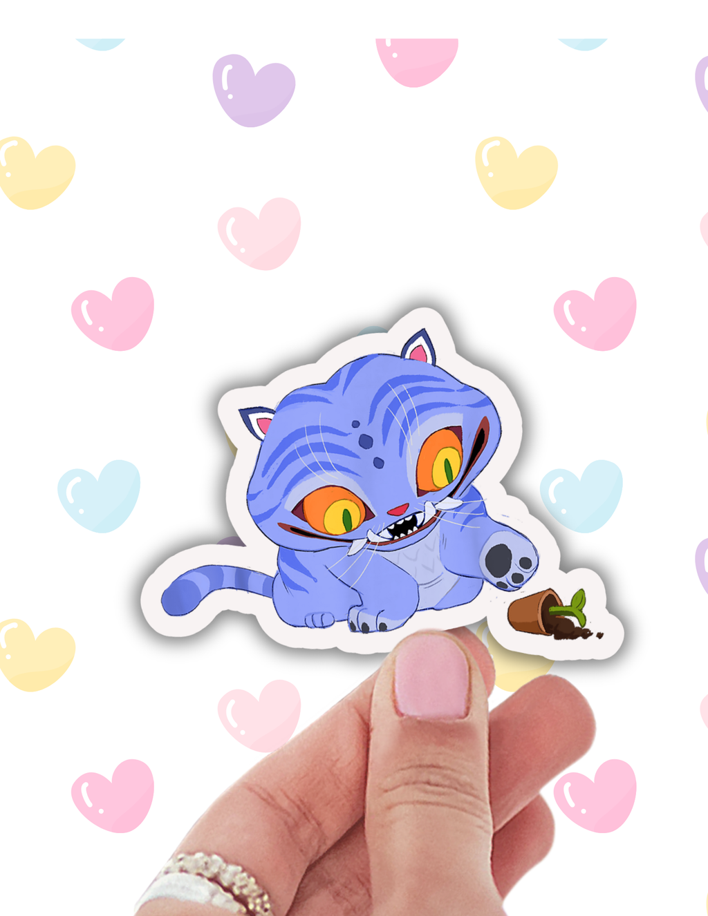 Derpy and plant sticker