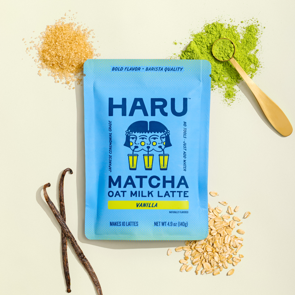 Haru Vanilla Matcha Oat Milk Latte Mix