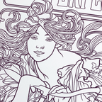Coloring Book - Alphonse Mucha