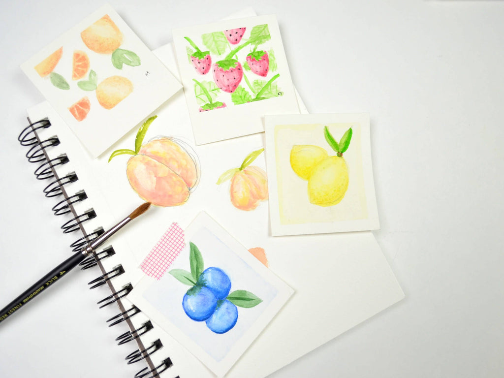 Mini Painting Kit Bundle- Fruit Basket