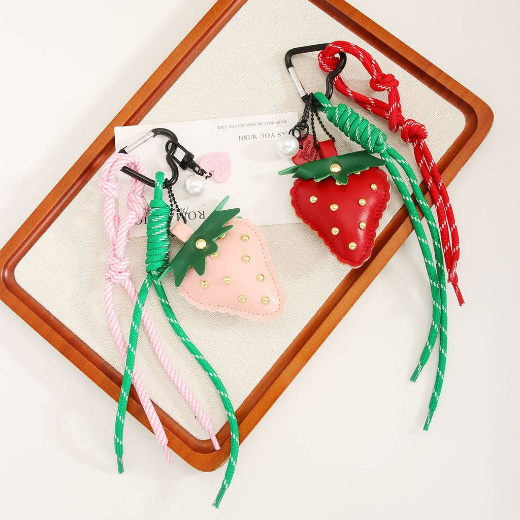Cute Strawberry Rope Keychain Bag Charms DP25B540