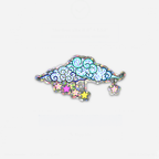 Glitter Starry Night Sticker