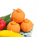 Orange Shaped Candle