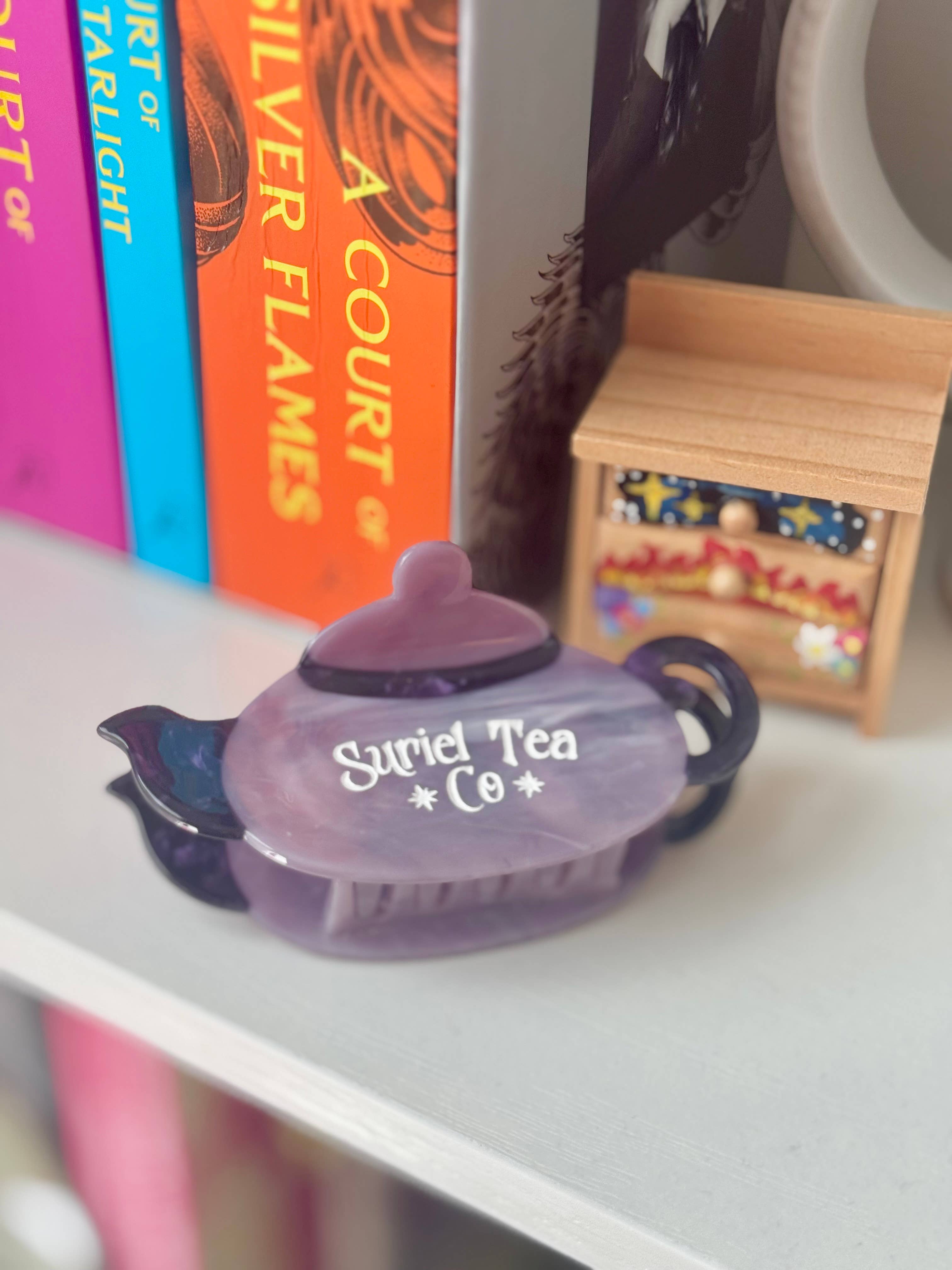 Suriel Tea Co ACOTAR Claw Clip, Bookish Hair Accessories