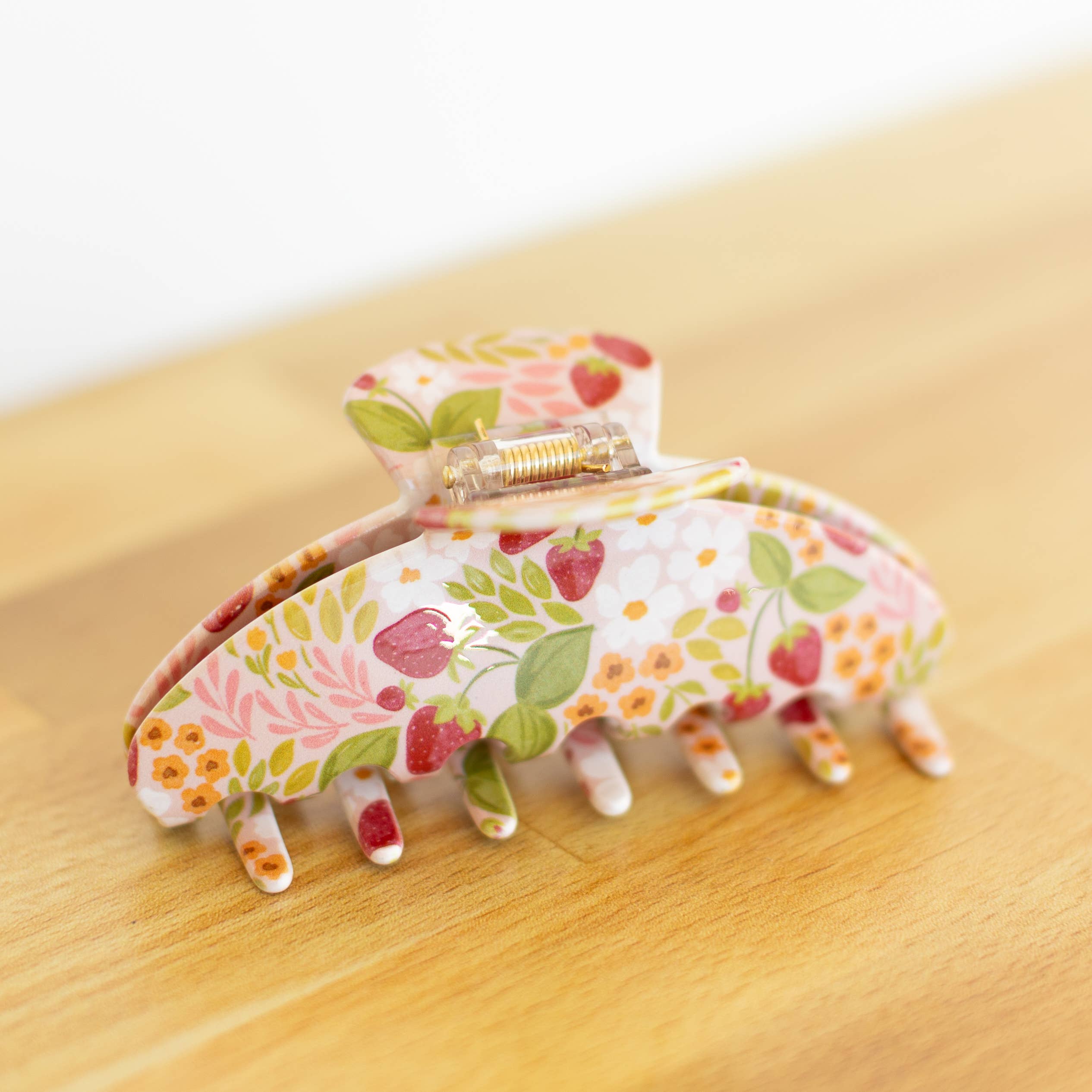 Strawberry Patch Claw Clip