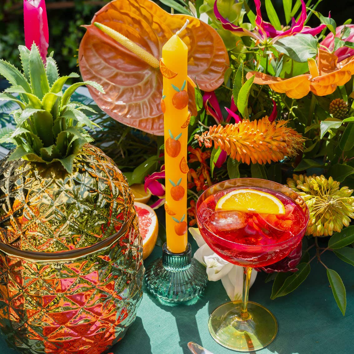 Citrus Taper Candles - 2 Pack