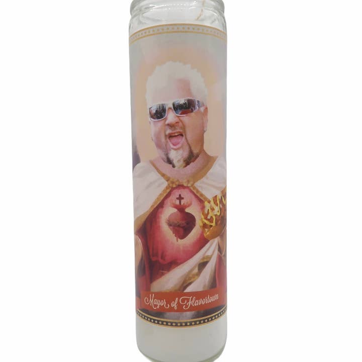 Guy Fieri Devotional Prayer Saint Candle