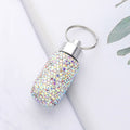 Bling Mini Pill Case Keychain
