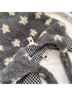 Cosbai - Plush Flower Shoulder Bag