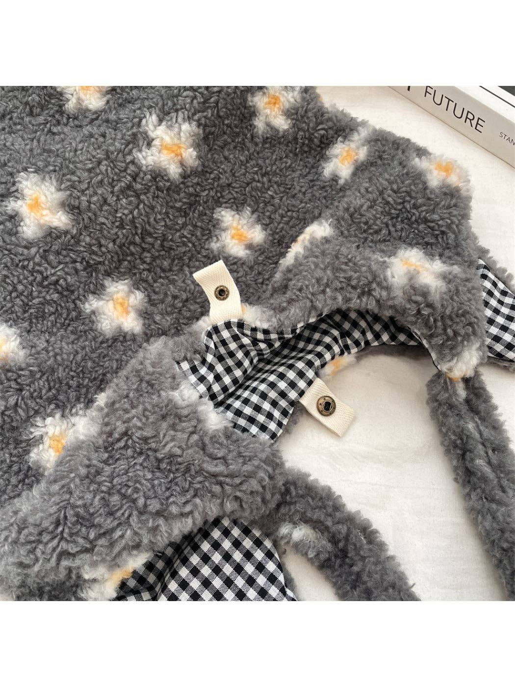 Cosbai - Plush Flower Shoulder Bag