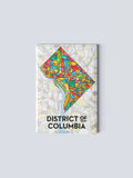 District of Columbia (Washington DC) Map Magnet