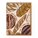 Sourdough Bread Birthday Card