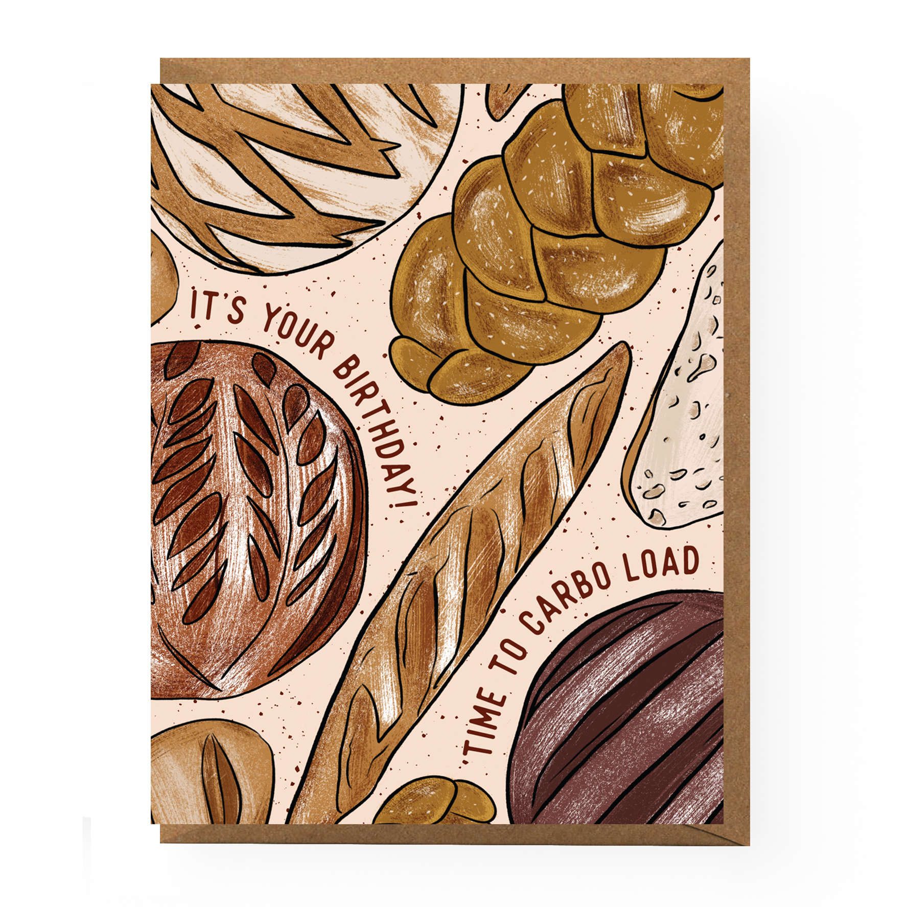 Sourdough Bread Birthday Card