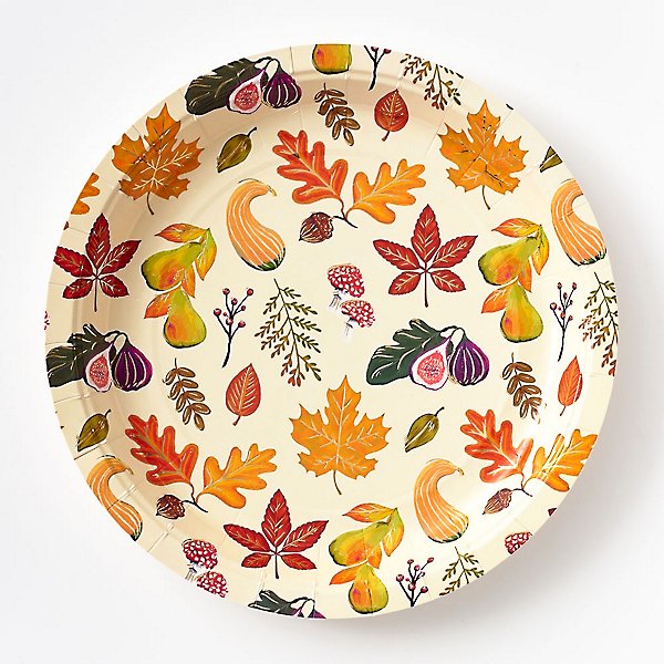 Fall Print Large Plates