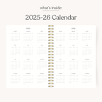 Spring Garden 2025-2026 Academic Planner