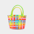 Basket Weave Mini Micro Tote Bag