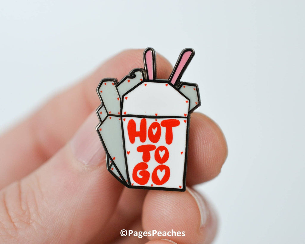 Mini Hard Enamel Hot To Go Pin