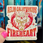 Aelin Galathynius Throne of Glass Holographic Sticker