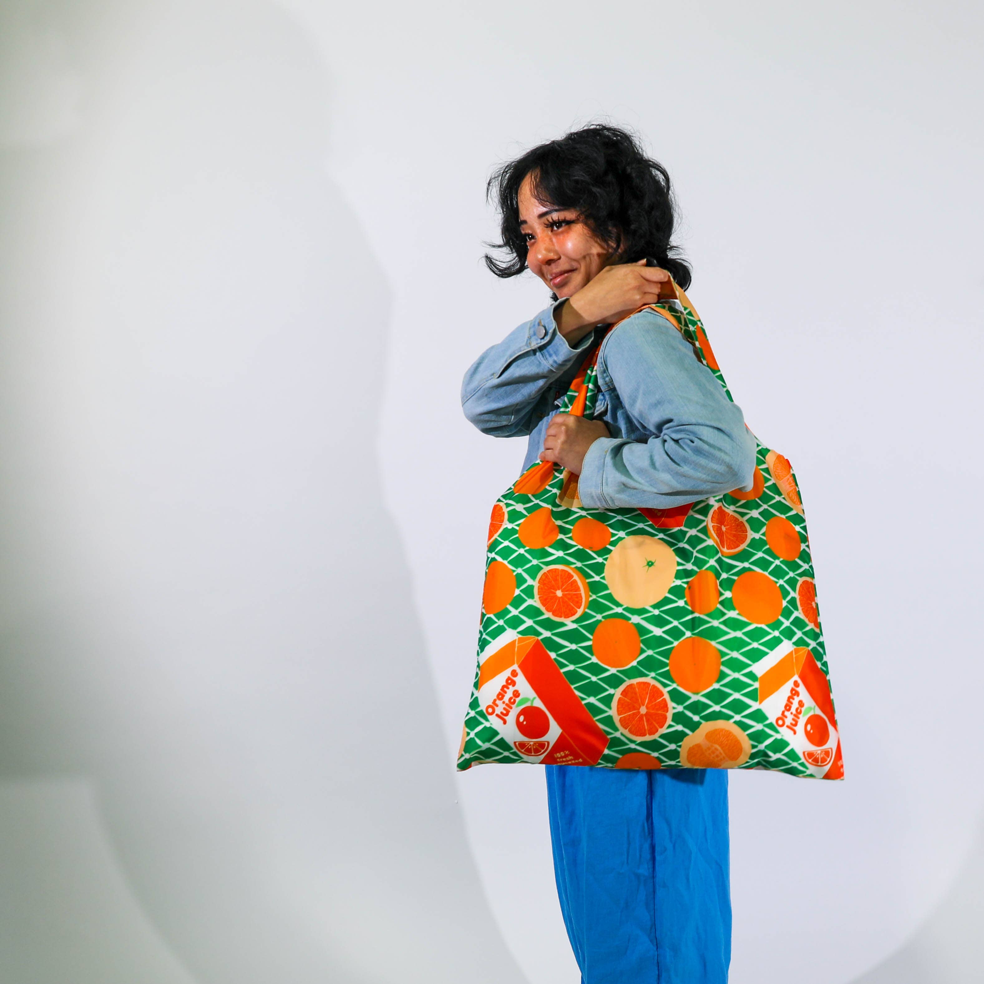 Oranges Art Sack® | Reusable Tote Bag | Farmer's Market Bag
