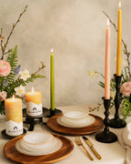 Beeswax Taper Candles – Eco-Friendly, Dripless & Handmade