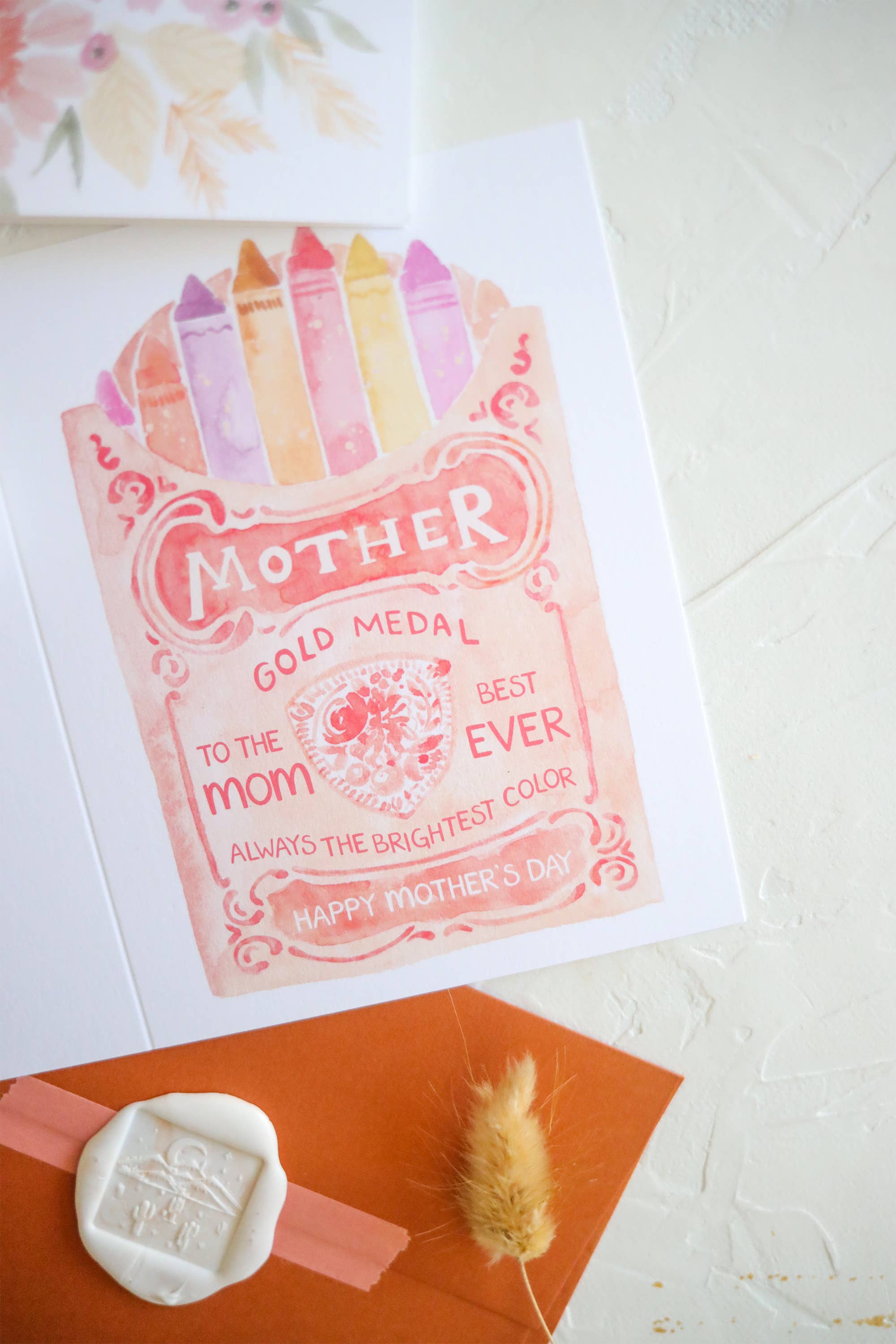 Brightest Color Mother's Day Greeting Card