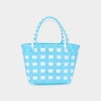 Basket Weave Mini Micro Tote Bag