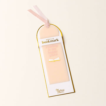 Acrylic Bookmark-Reading is My Happy Place