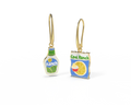 Cool Ranch Dressing Earrings - Gold Junk Food Jewelry