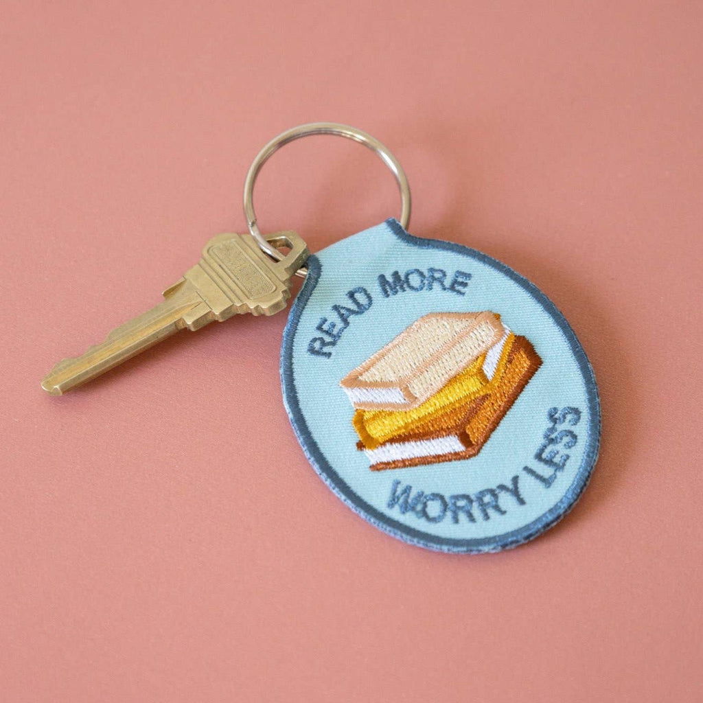 Read More Embroidered Keychain