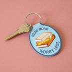 Read More Embroidered Keychain