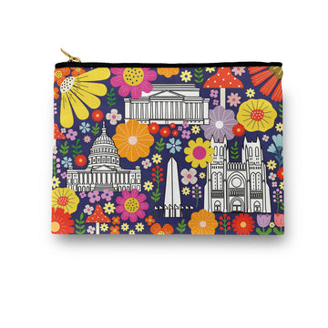 Washington Dc Power - Flowers Amenity / Cosmetic Bag