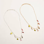 18 In Mediterranean Beach Vacation Charm Necklace