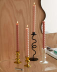 Taper Candle Set of 4 - Pink & Blush