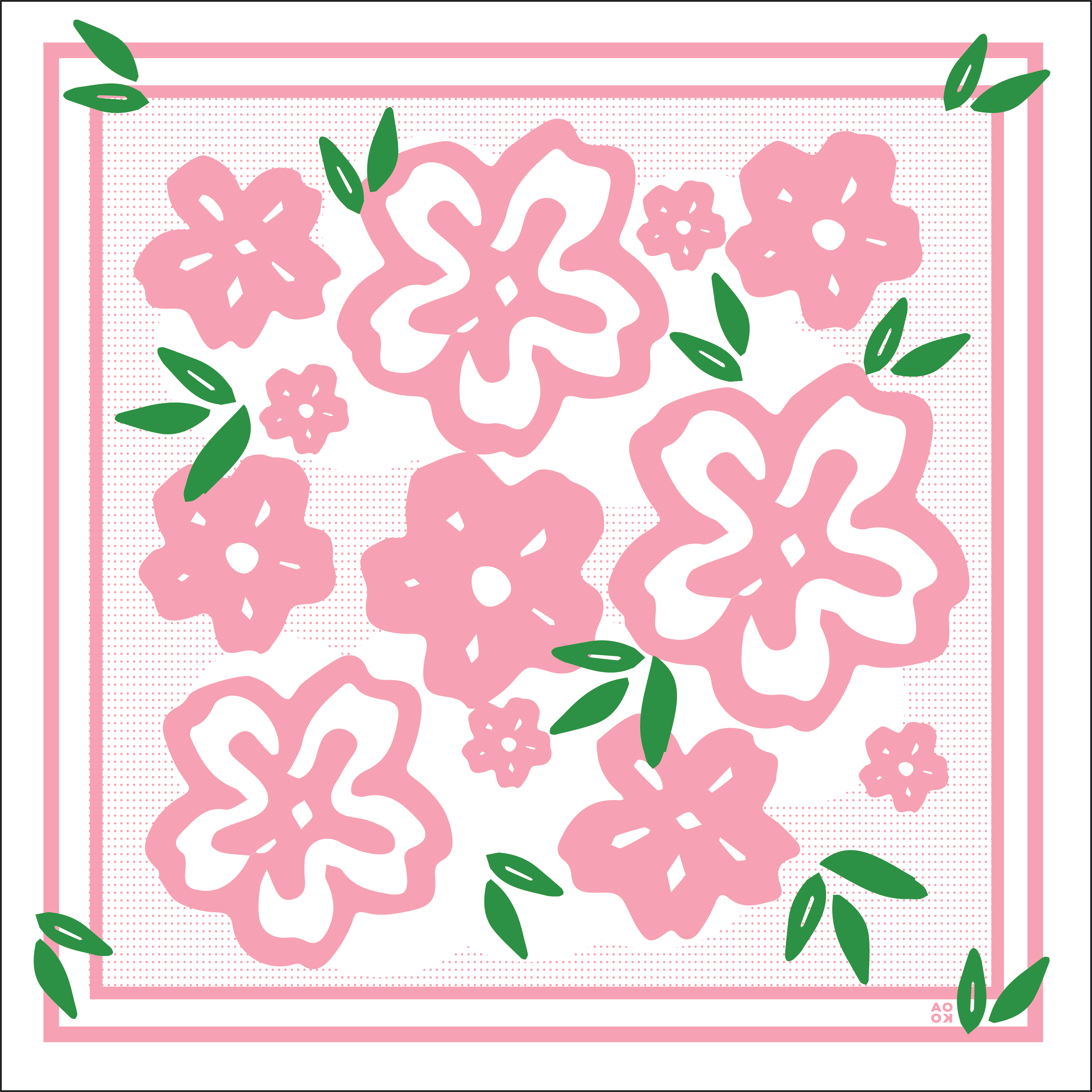 Bandana - Go Go Cherry Blossoms