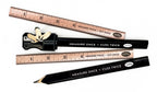 WOOD + WORK - 8 Carpenter Pencils/Sharpener Set